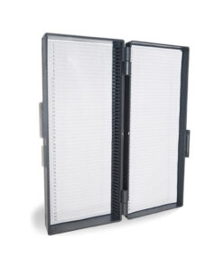 Caixa plástica porta 50 lâminas