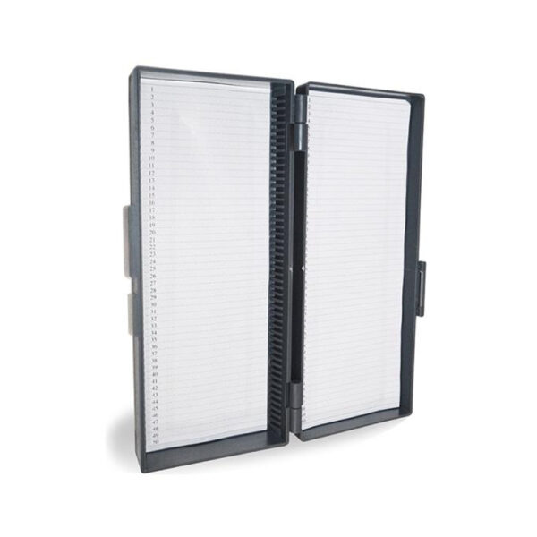 Caixa plástica porta 50 lâminas