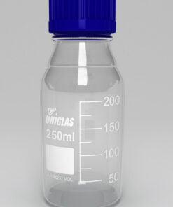 FRASCO REAGENTE BORO INC.T/R ANTI-GOTAS GRAD.CAP.250ML